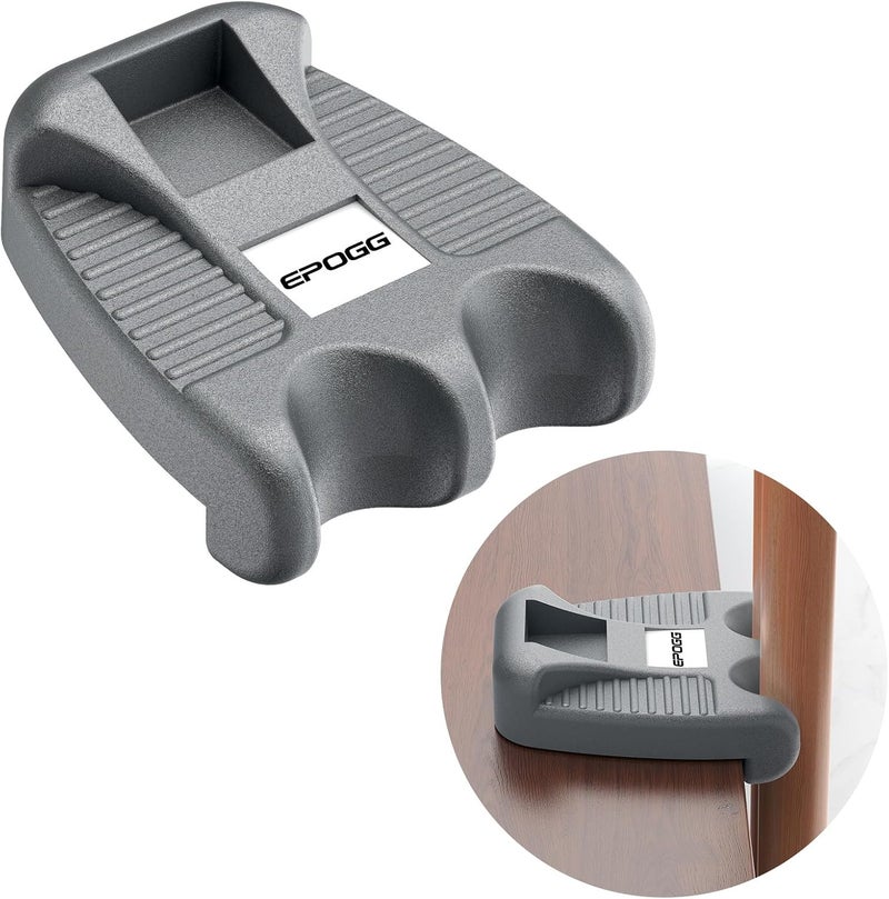 EPOGG Store Pool Cue Holder, Portable Weighted Billiard Cue Rack with Chalk Holder, Cue Stick Holder Grey (2 Holes) - Image 1